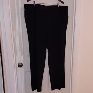 NWOT GEORGE Black Pants 20W 2/2 Pockets Button Zip Fly